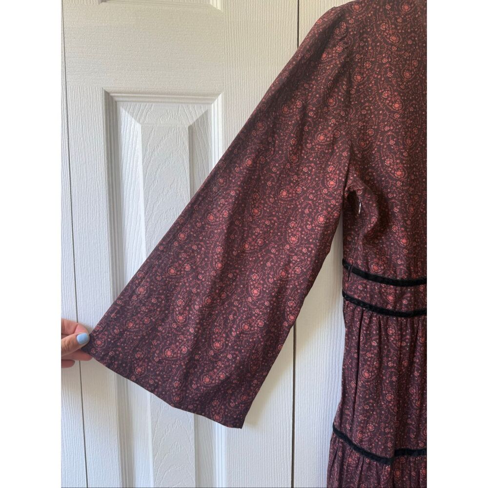 Dôen XS Elix Prairie Paisley Maxi Dress - Picture 6 of 9